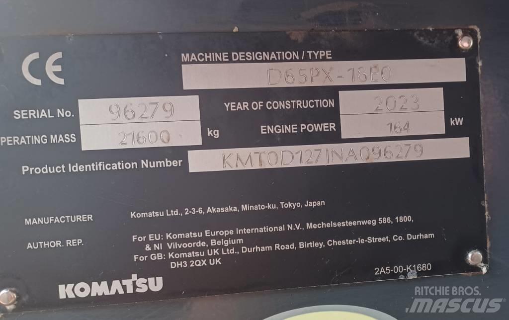 Komatsu D65PX-18 Buldozere pe senile