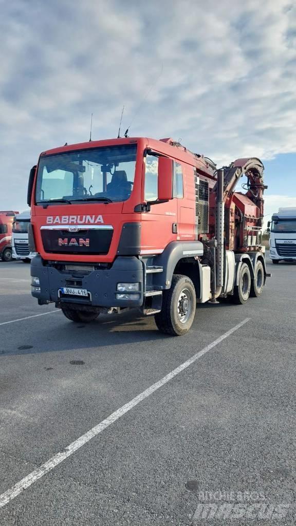 MAN TGS 26.540 6X6 Masini de tocat lemn