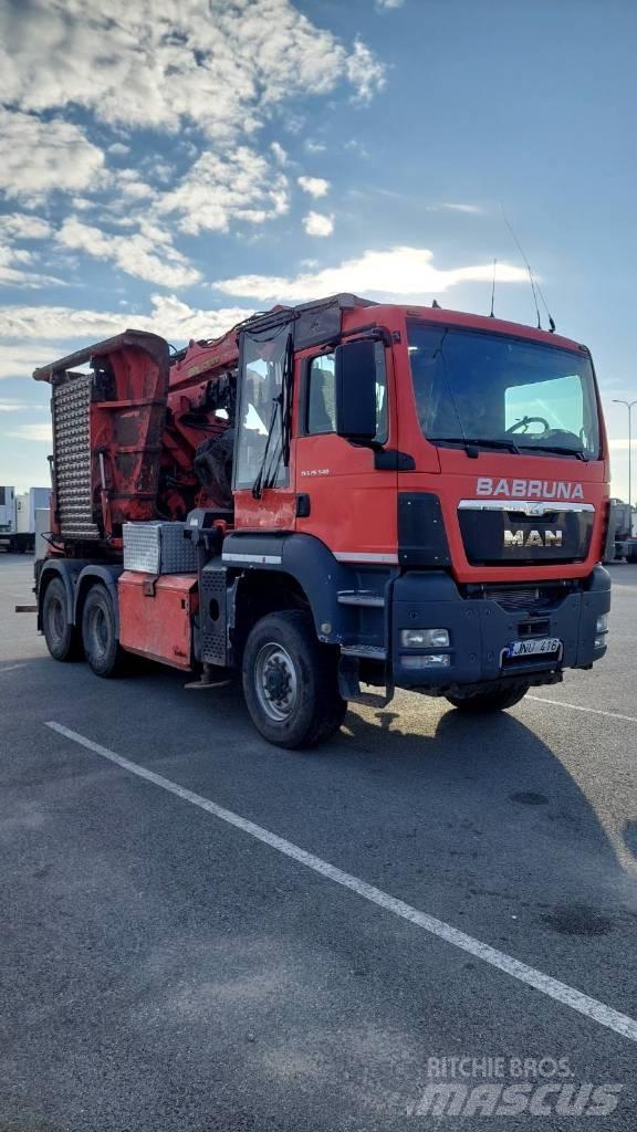 MAN TGS 26.540 6X6 Masini de tocat lemn