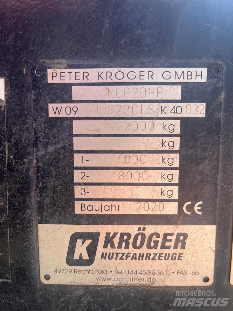 Kröger MUP 20 Remorci rabatabile