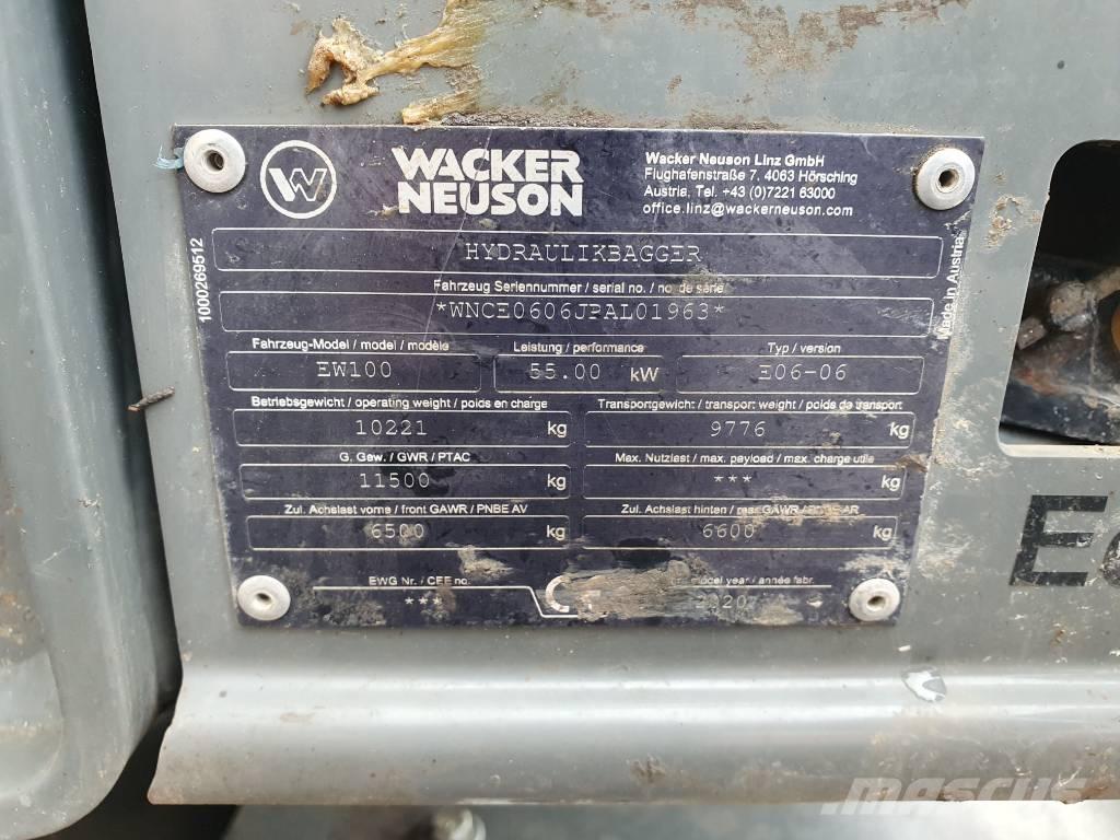 Wacker Neuson EW100 Excavatoare cu roti
