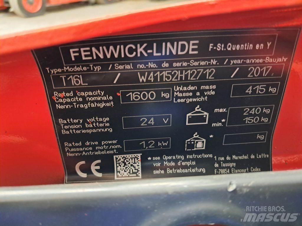 Linde T16L Transpaleta manuala