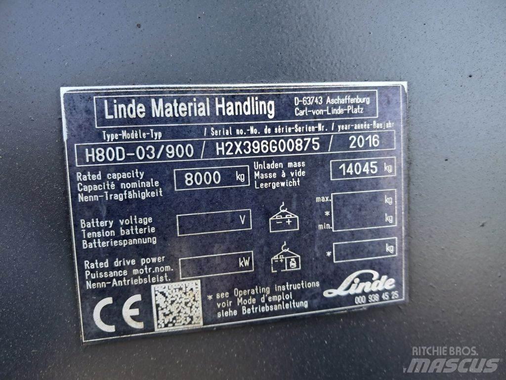 Linde H80D-03/900 Stivuitor diesel