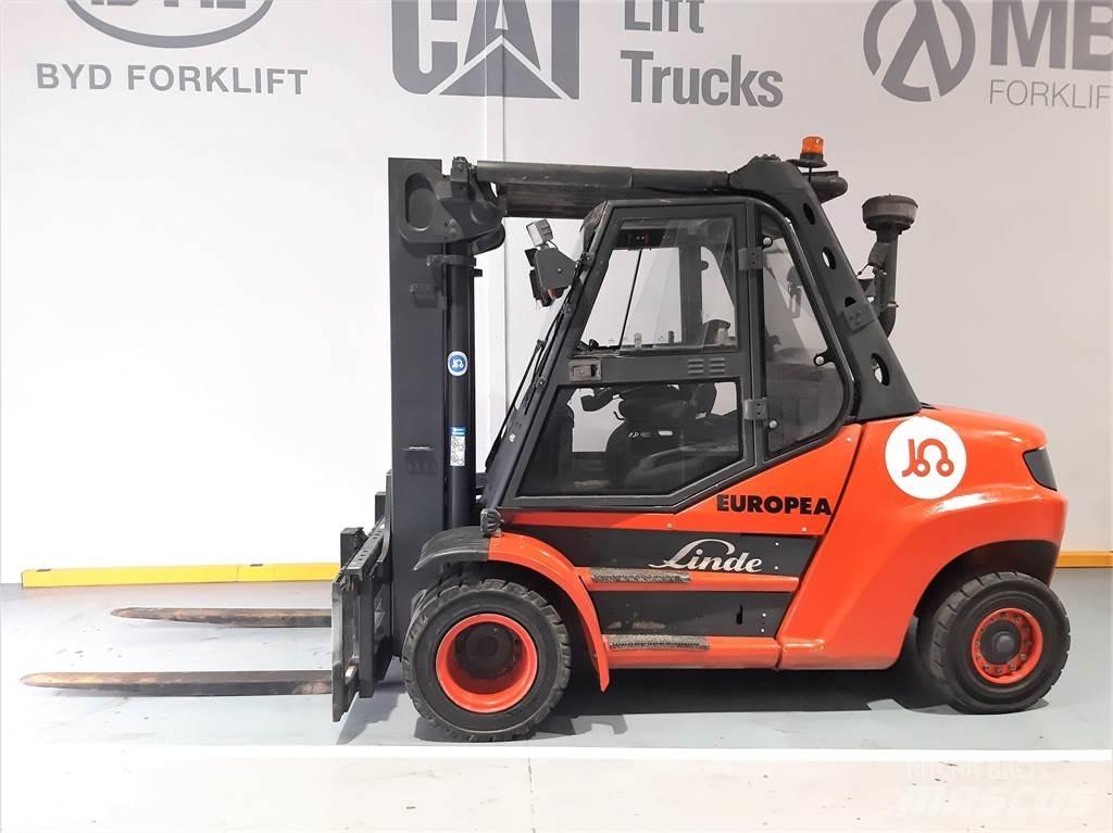 Linde H80D 01 900 Stivuitor diesel
