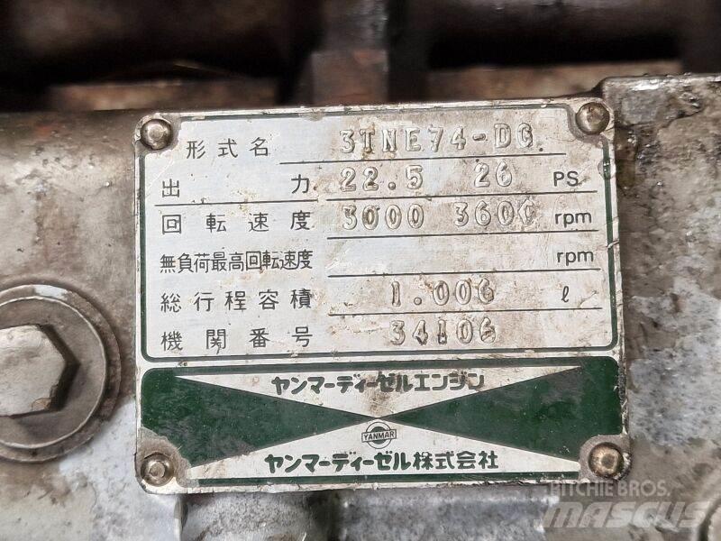 Yanmar 3TNE74-DG Motoare