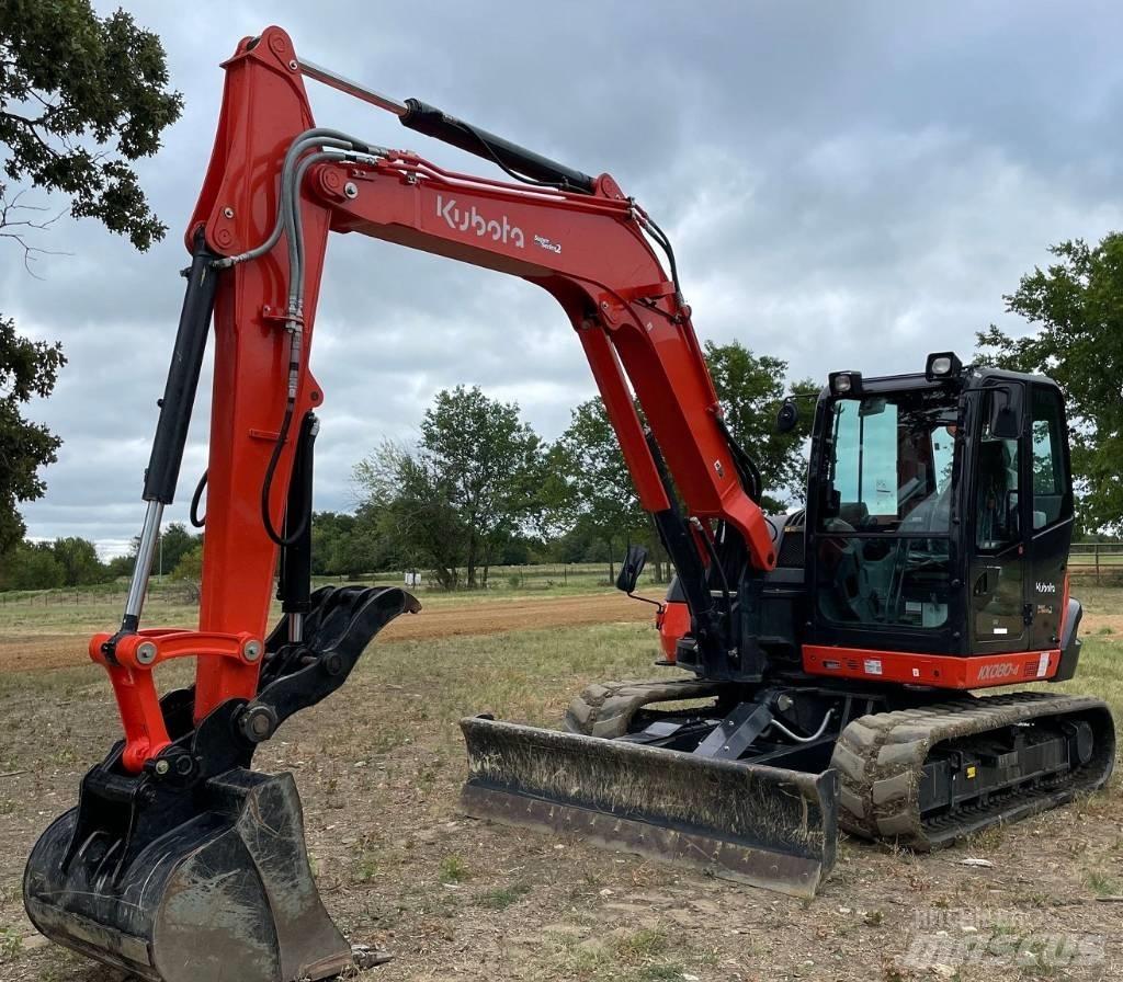 Kubota KX080-4S2 Excavatoare pe șenile
