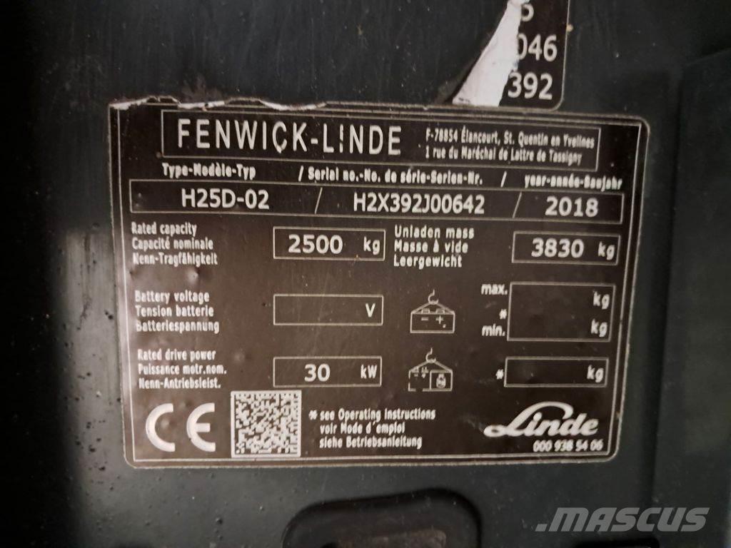 Linde H25D-02 Stivuitor diesel