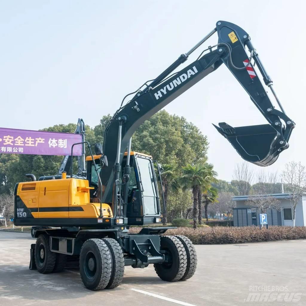 Hyundai HW 150 Excavatoare cu roti