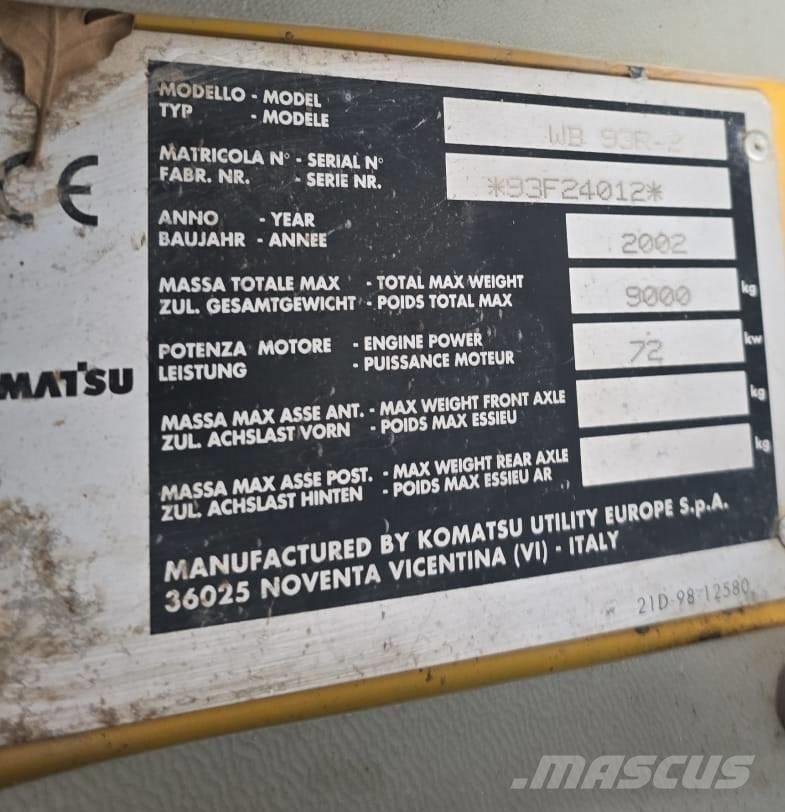 Komatsu WB 93 R-2 Buldoexcavatoare