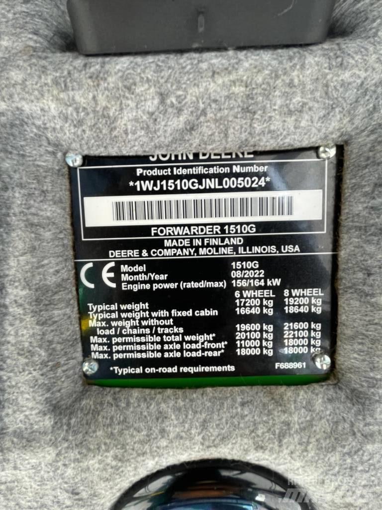 John Deere 1510G Transportoare