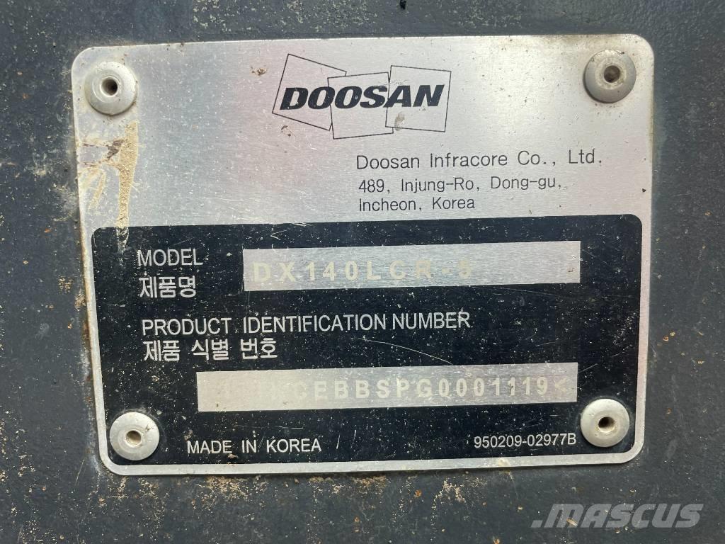 Doosan DX 140 LCR Excavatoare pe șenile
