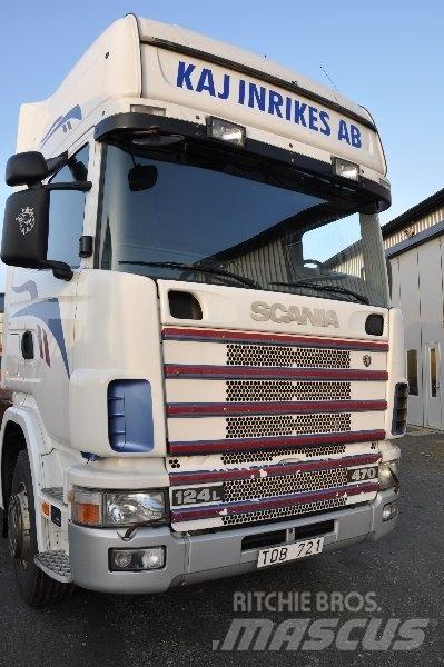 Scania 124 6X2 470 Camion cadru container