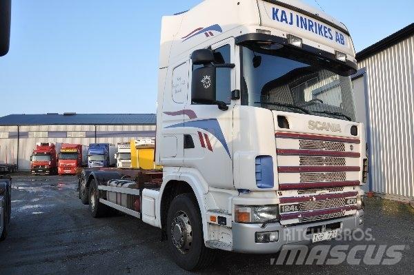 Scania 124 6X2 470 Camion cadru container