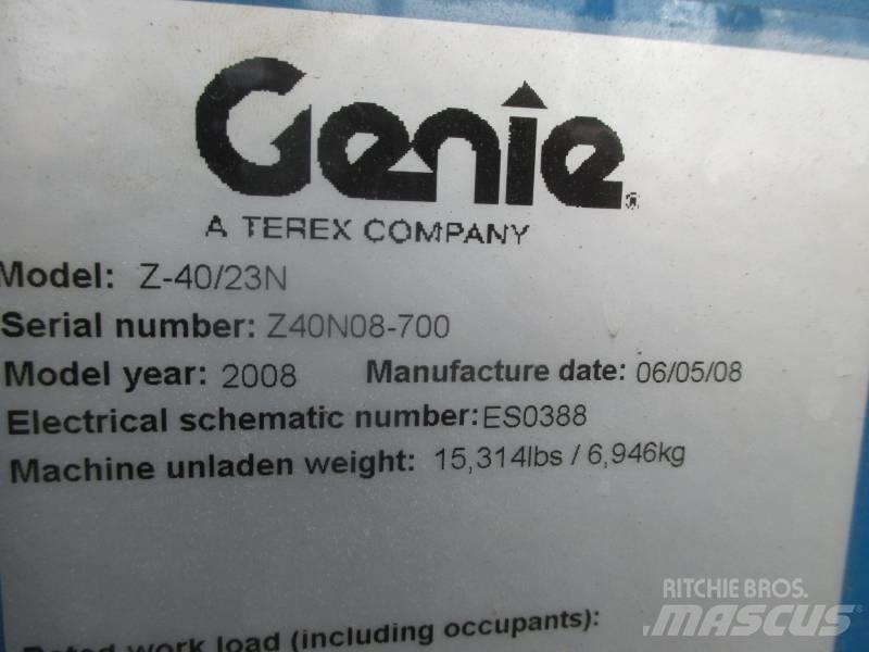 Genie Z 40/23 N Nacele cu brat articulat