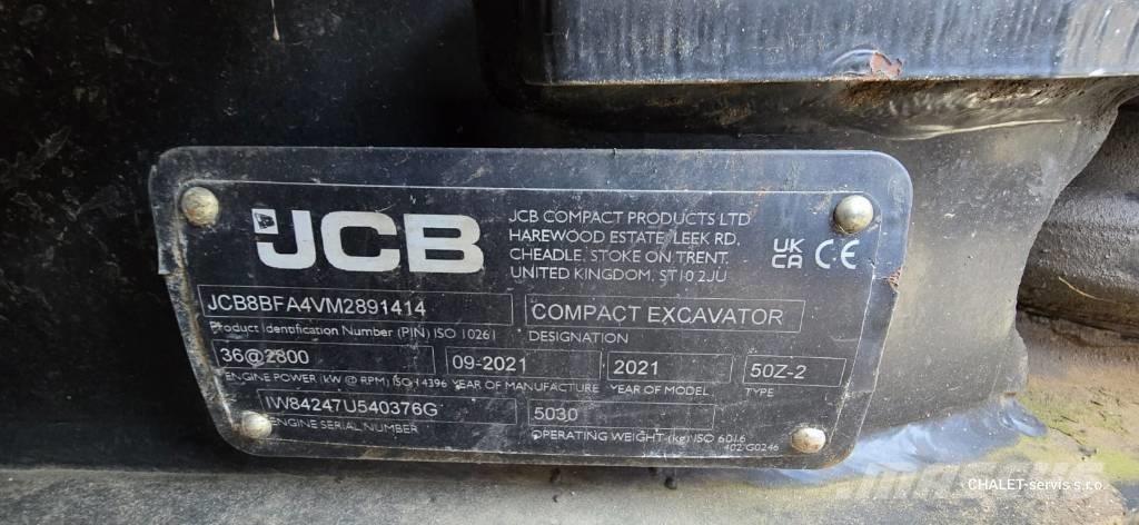 JCB 50 Z-2 Mini excavatoare < 7t