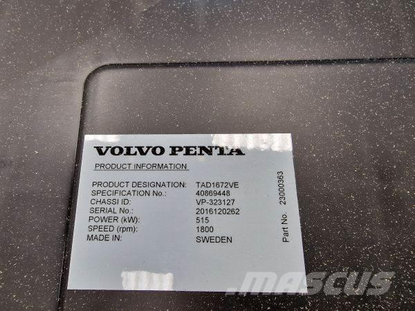 Volvo TAD1672VE Motoare