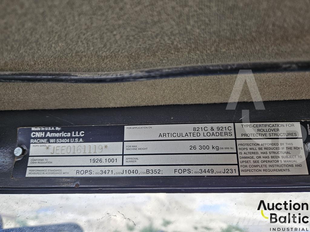 CASE 921C/2 Incarcator pe pneuri