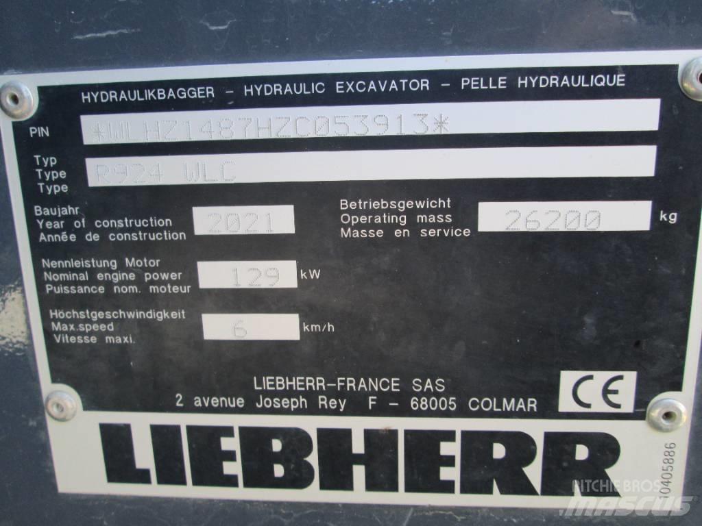 Liebherr R 924 G8 Excavatoare pe șenile
