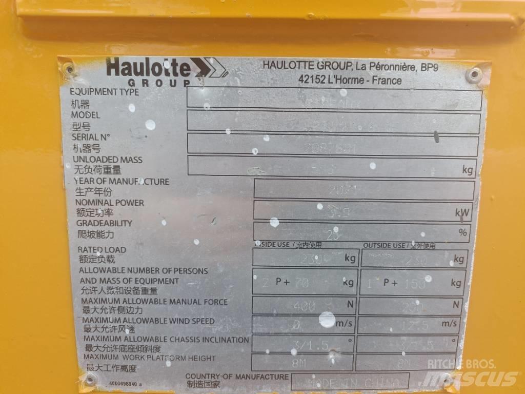 Haulotte OPTIMUM 8 Platforme foarfeca