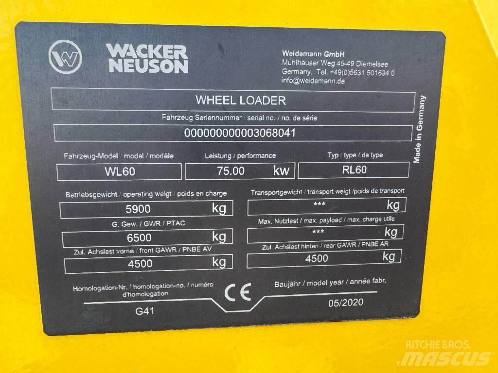 Wacker Neuson WL60 Incarcator pe pneuri