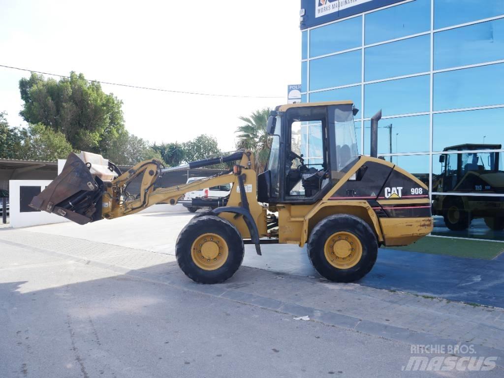 CAT 908 Incarcator pe pneuri
