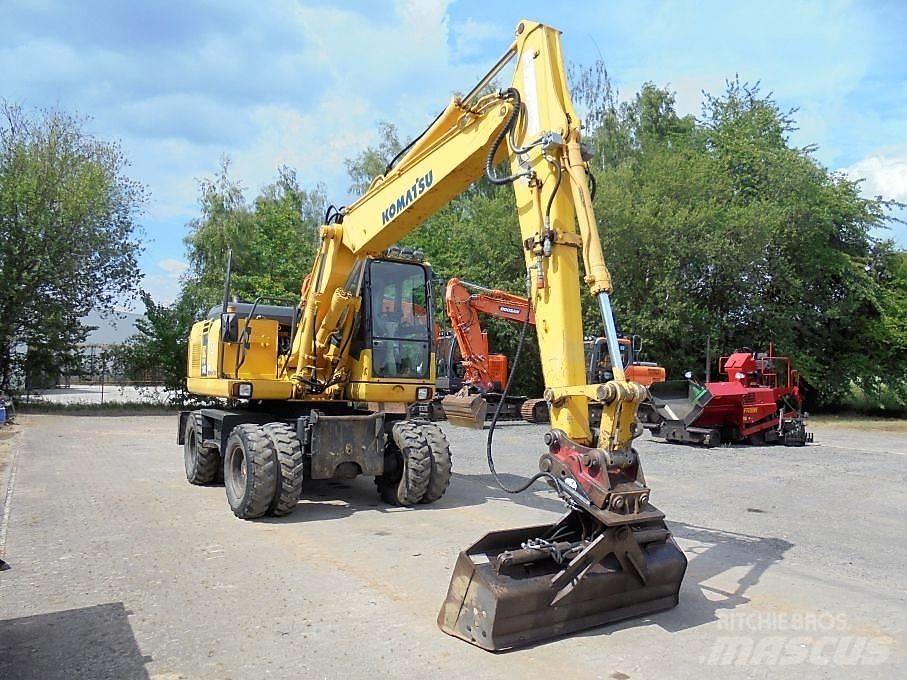 Komatsu PW 140-7 Excavatoare cu roti