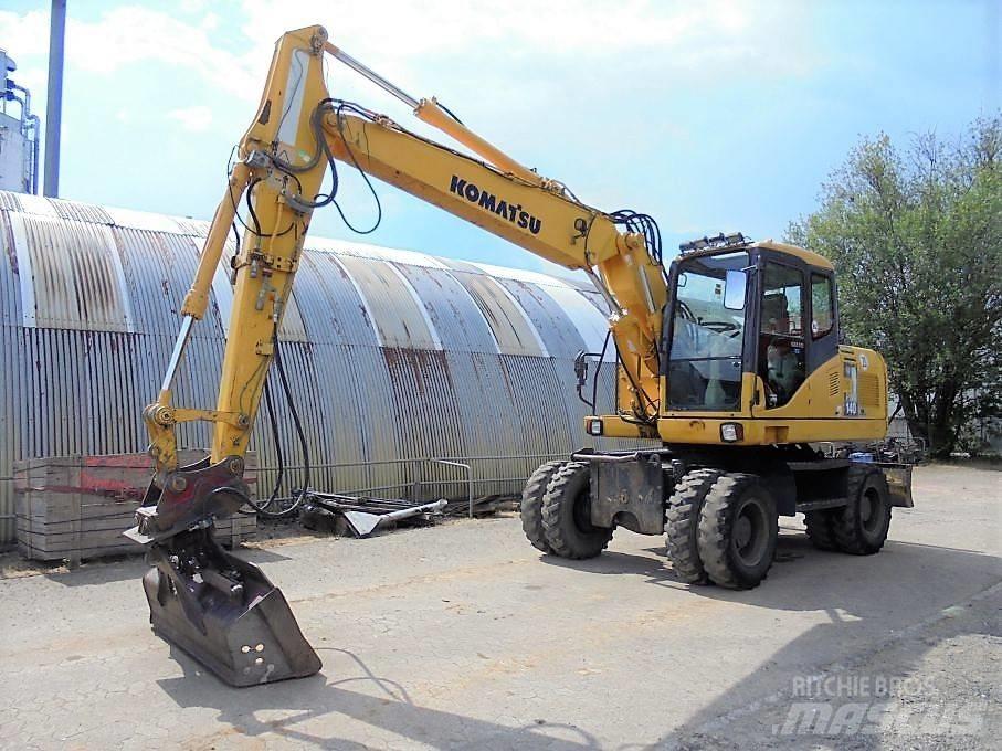 Komatsu PW 140-7 Excavatoare cu roti