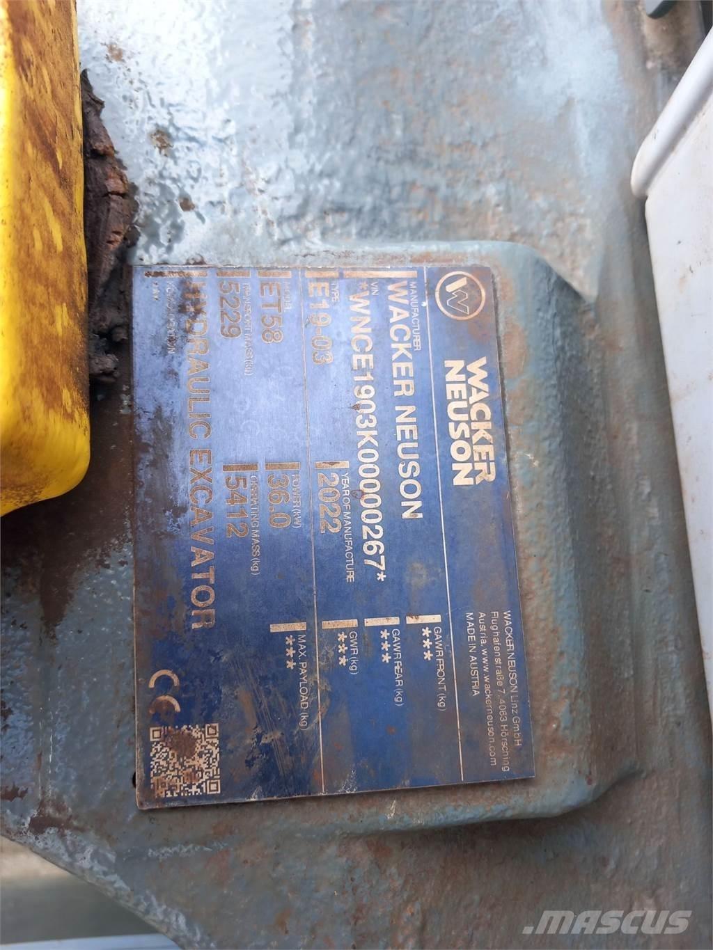 Wacker Neuson ET58 Excavatoare pe șenile

