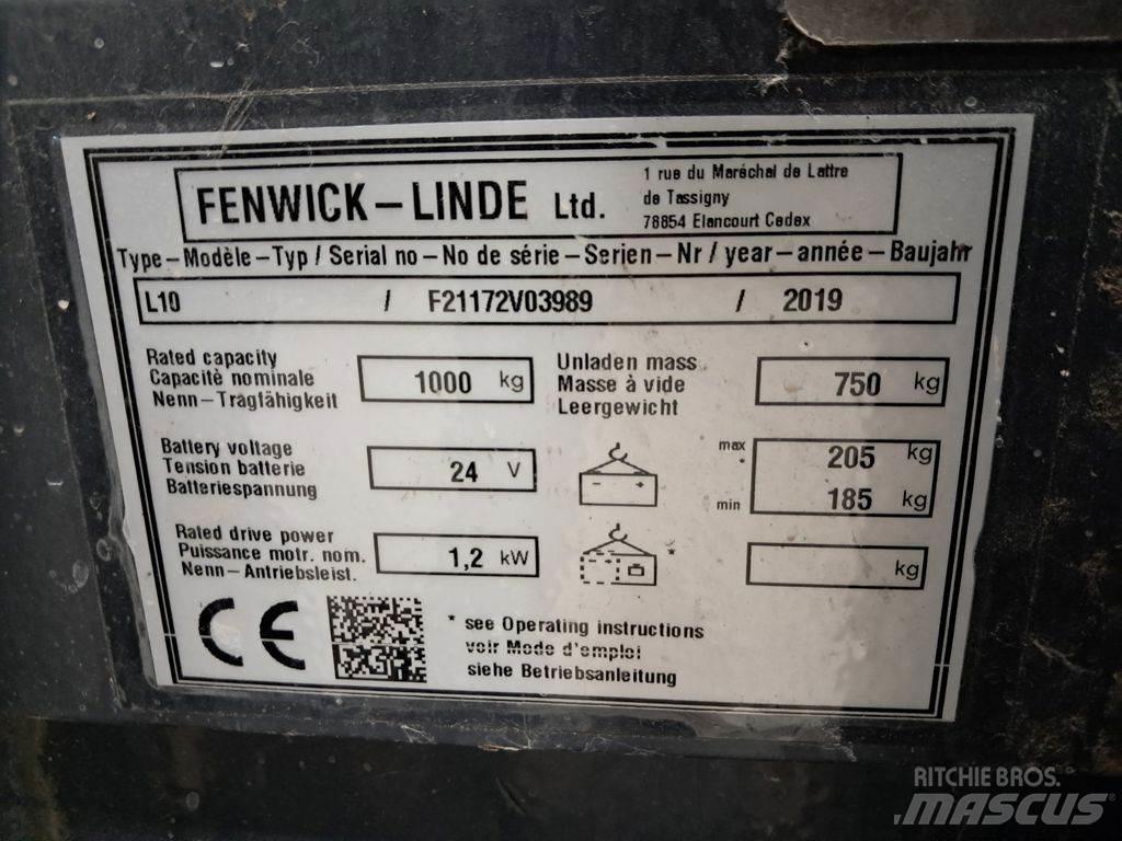 Linde L10 Transpaleta manuala