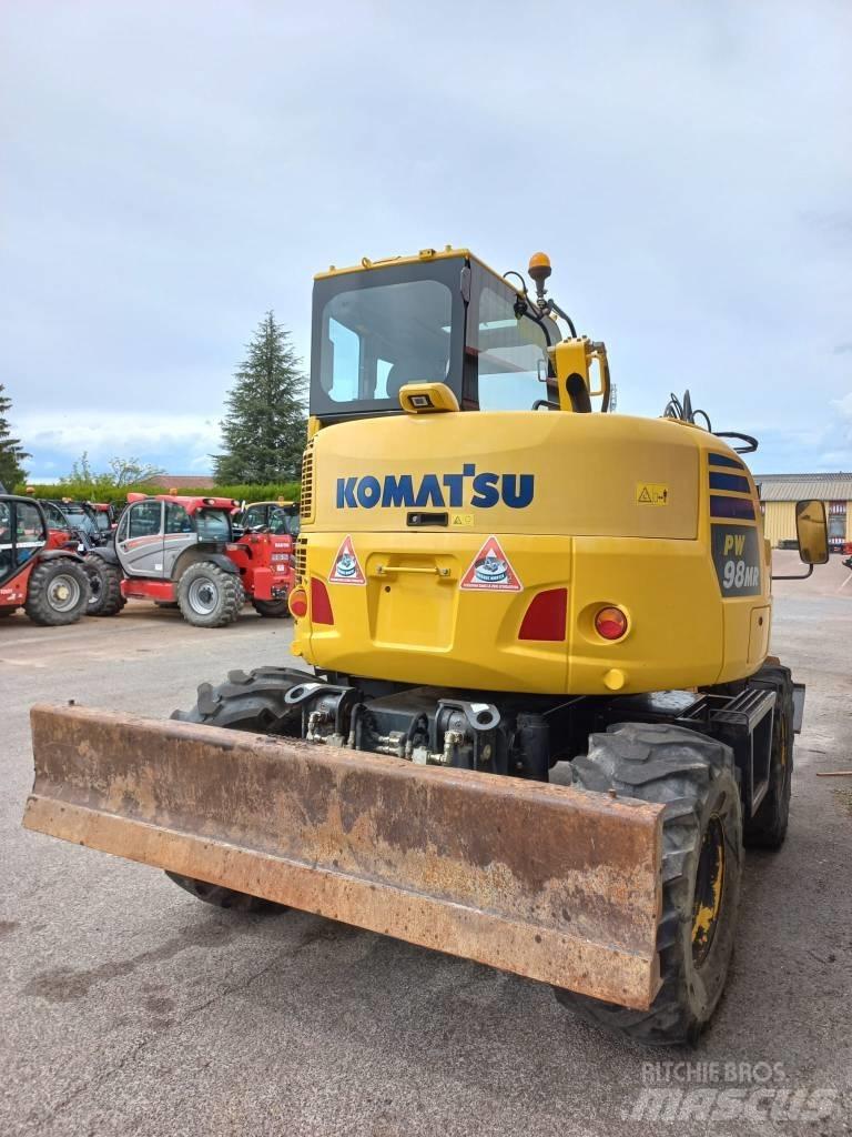 Komatsu PW 98 MR Excavatoare cu roti