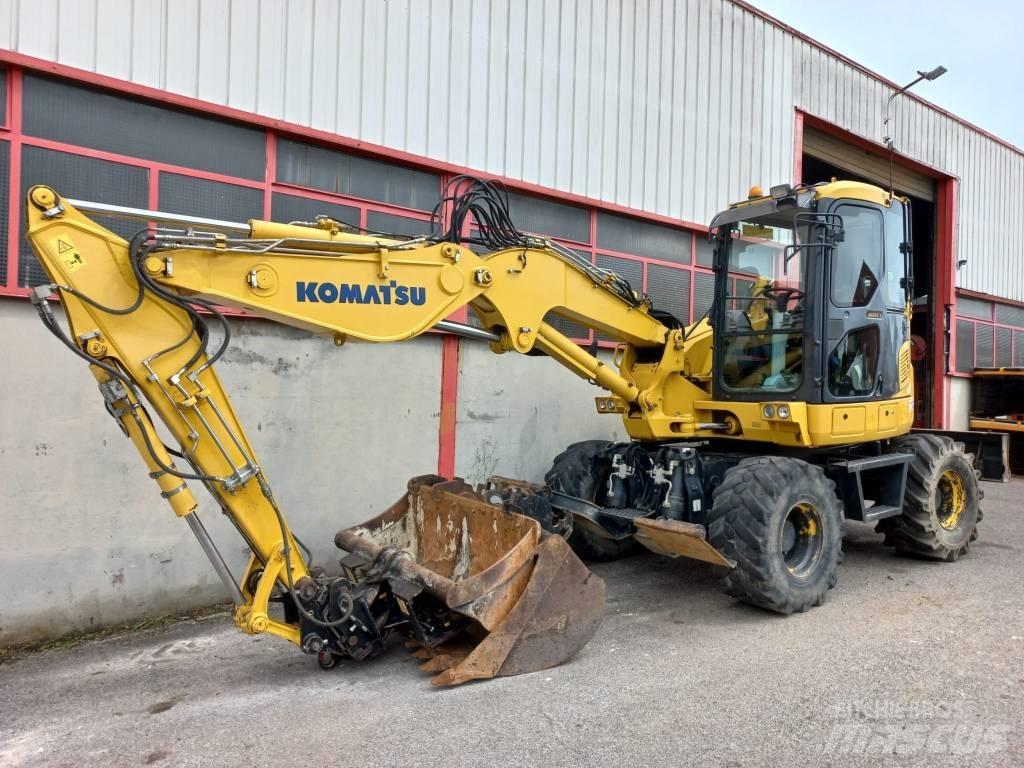 Komatsu PW 98 MR Excavatoare cu roti
