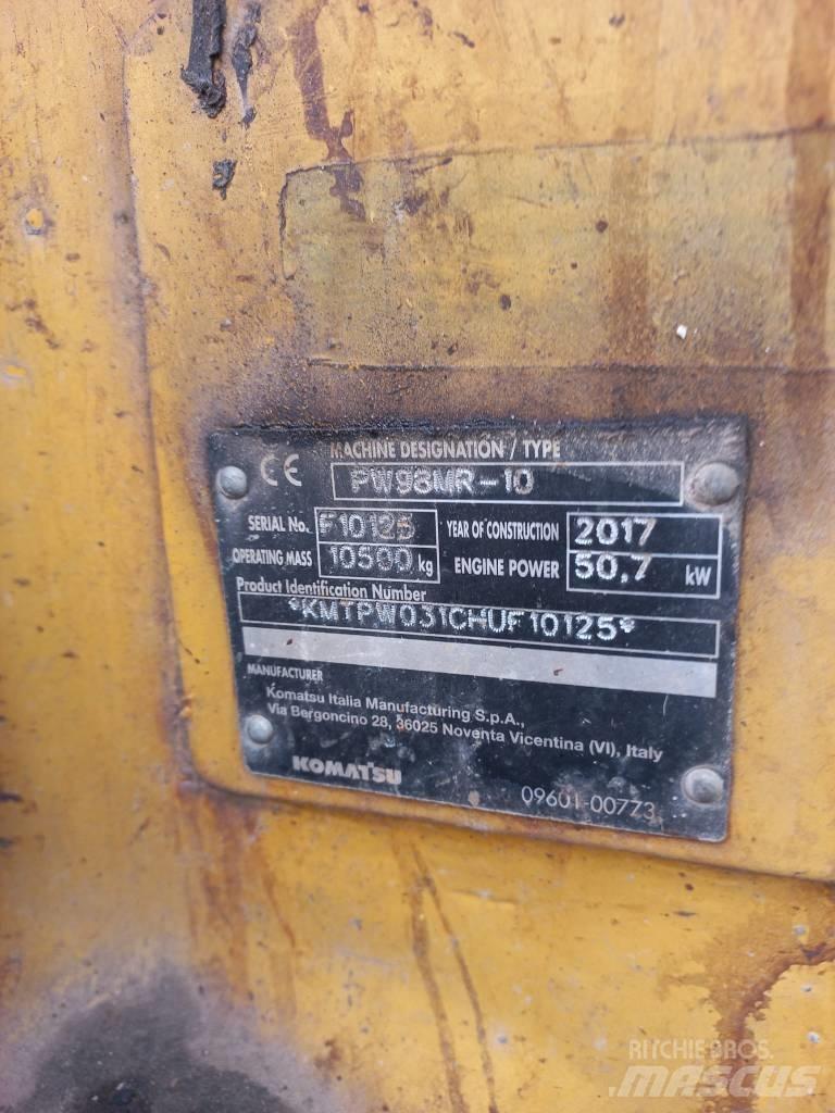 Komatsu PW 98 MR Excavatoare cu roti