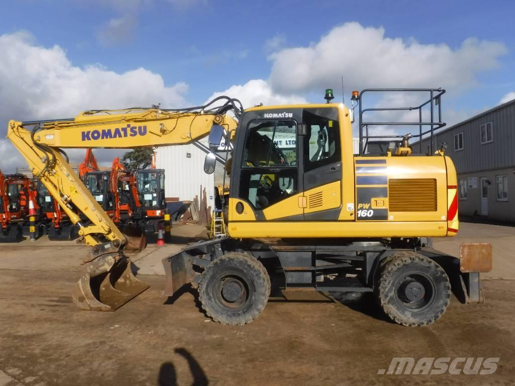 Komatsu PW 160-11 Excavatoare cu roti