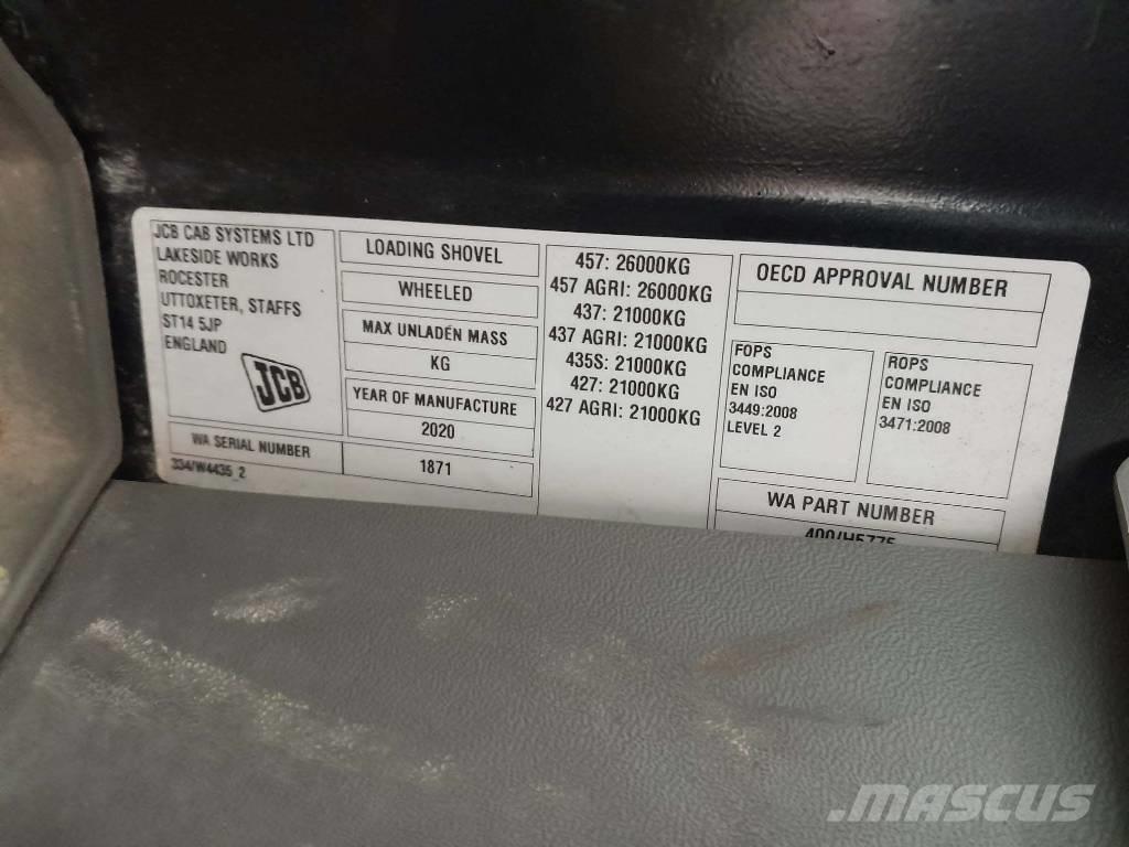 JCB 457 ZX Incarcator pe pneuri