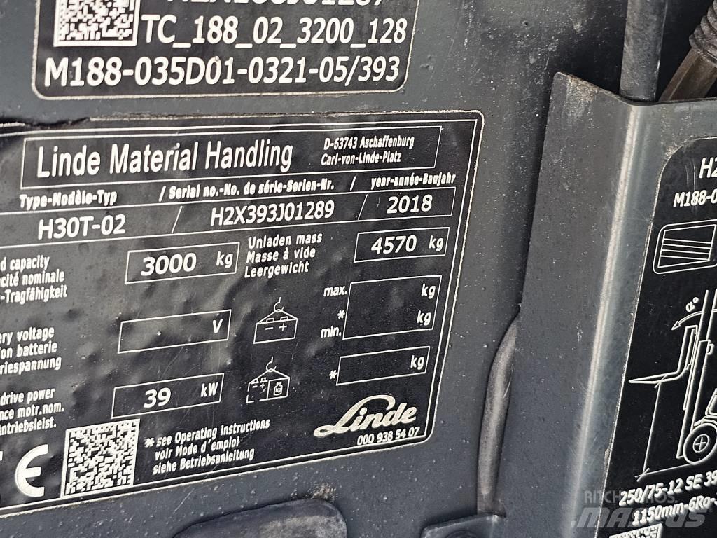 Linde H30T-02 Stivuitor GPL