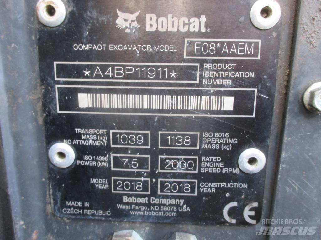 Bobcat E 08 Mini excavatoare < 7t