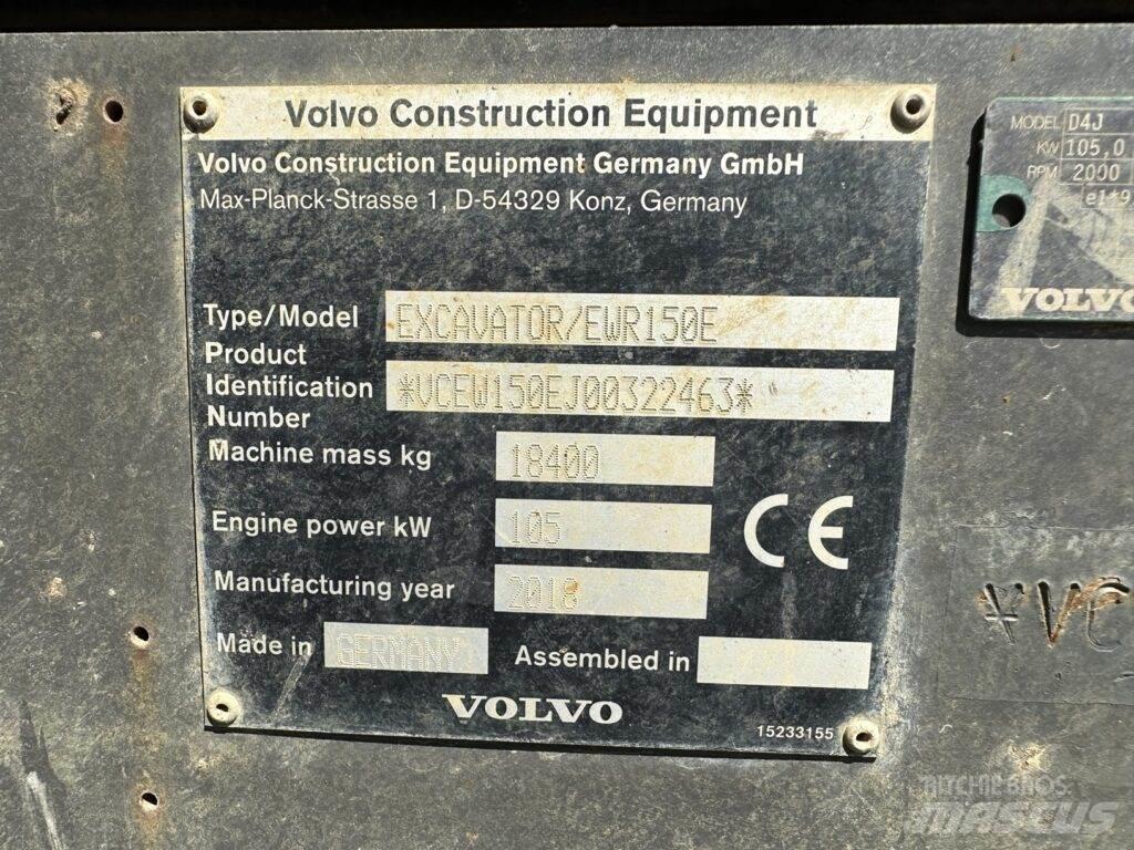 Volvo EWR150E Excavatoare cu roti