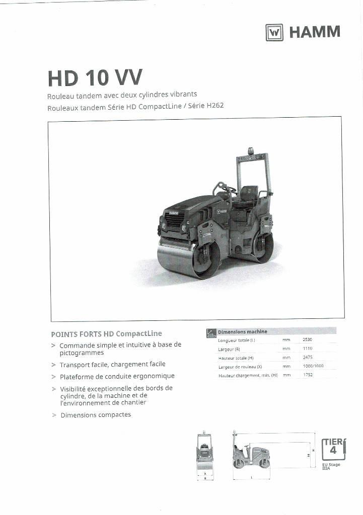 Hamm HD 10 VV Cilindri compactori dubli