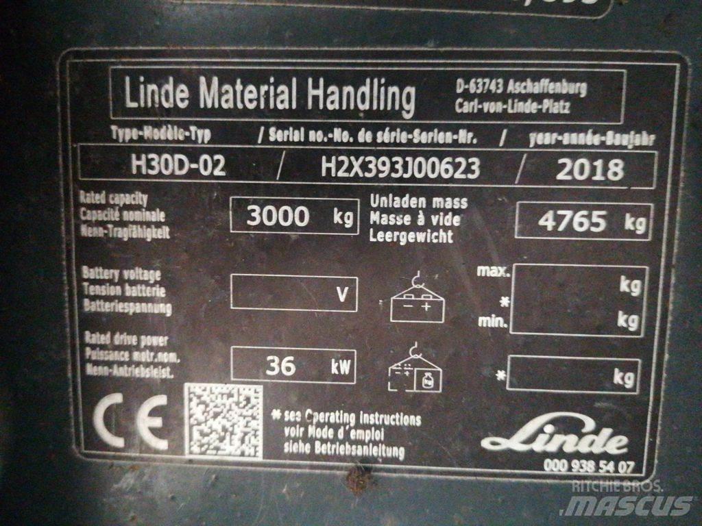 Linde H30D-02 Stivuitor diesel