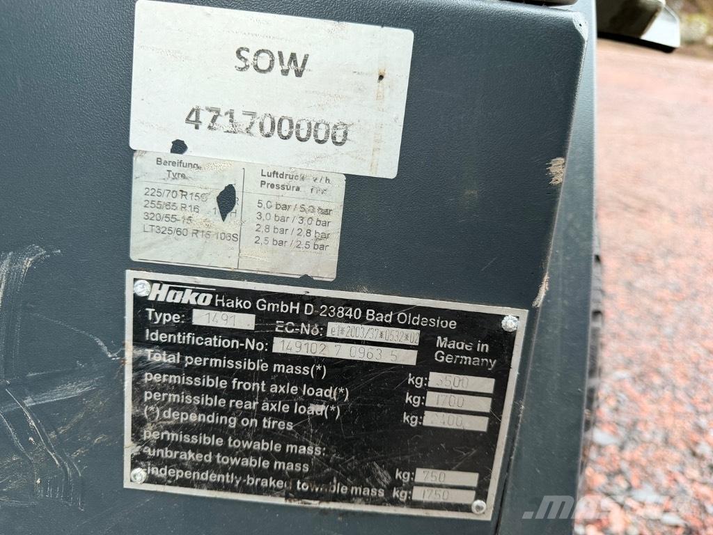 Hako Citymaster 1600 Maturatori