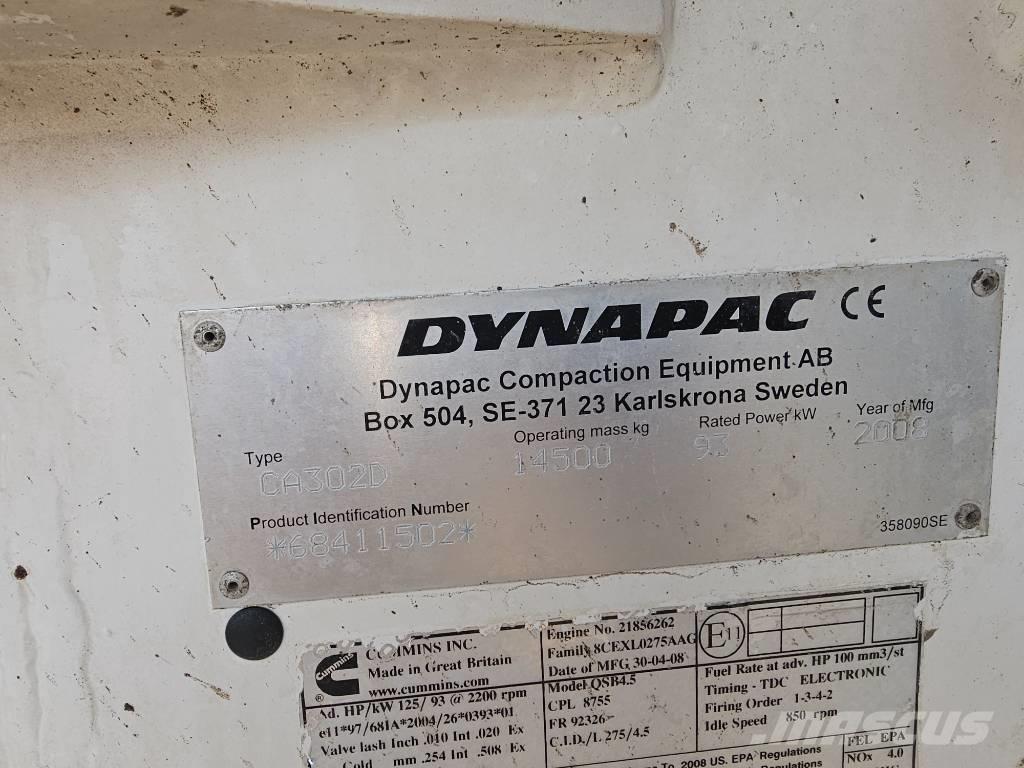 Dynapac CA 302 D Compactoare monocilindrice