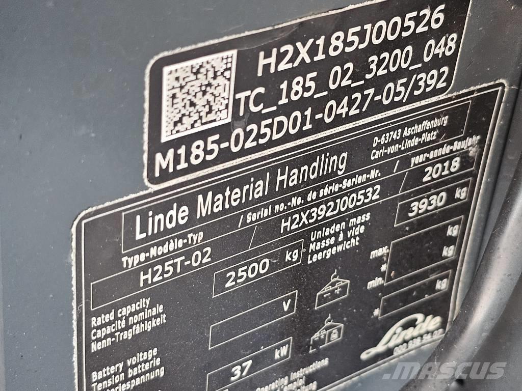 Linde H25T-02 Stivuitor GPL