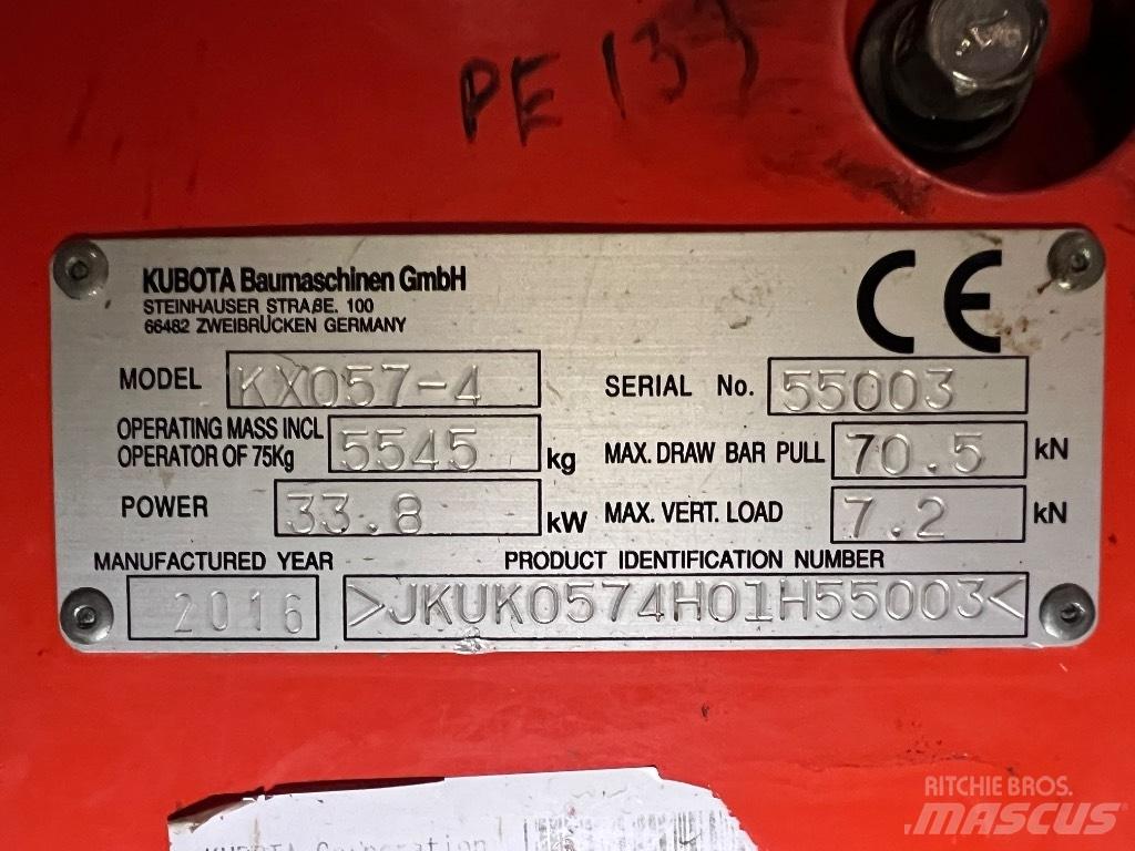 Kubota KX057 Mini excavatoare < 7t