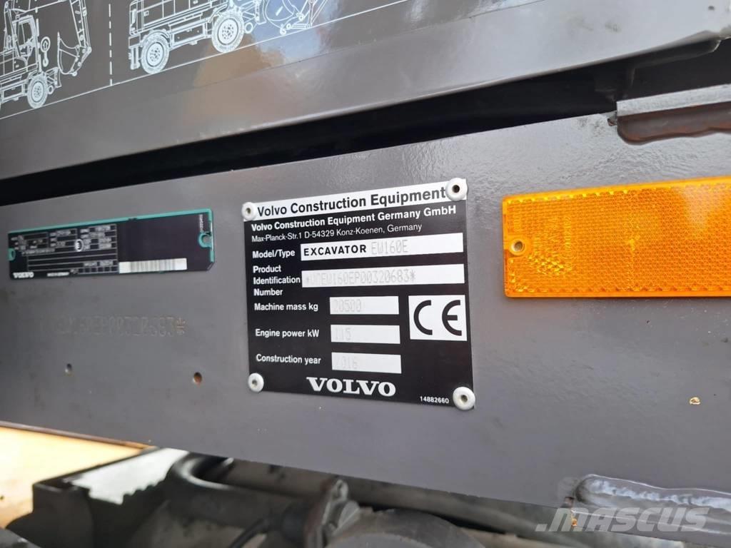 Volvo EW 160 E Excavatoare cu roti