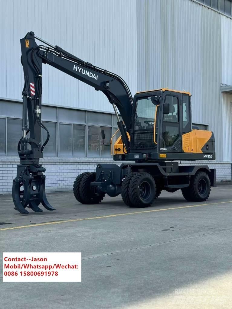 Hyundai HW80 Excavatoare cu roti