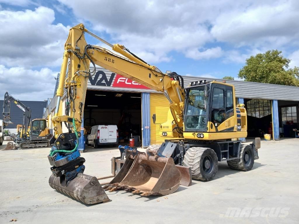Komatsu PW 148-11 Excavatoare cu roti