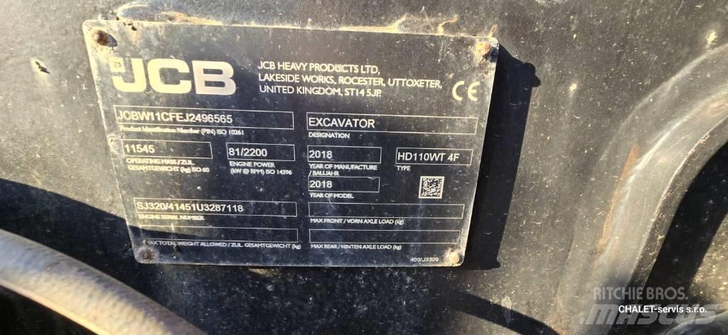 JCB 110 W Hydradig Excavatoare cu roti