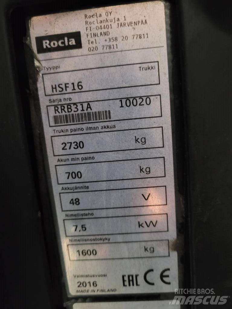 Rocla HSF16 Stivuitor cu catarg retractabil