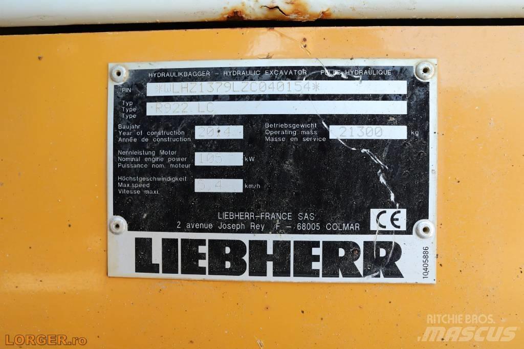 Liebherr R 922 LC Excavatoare pe șenile
