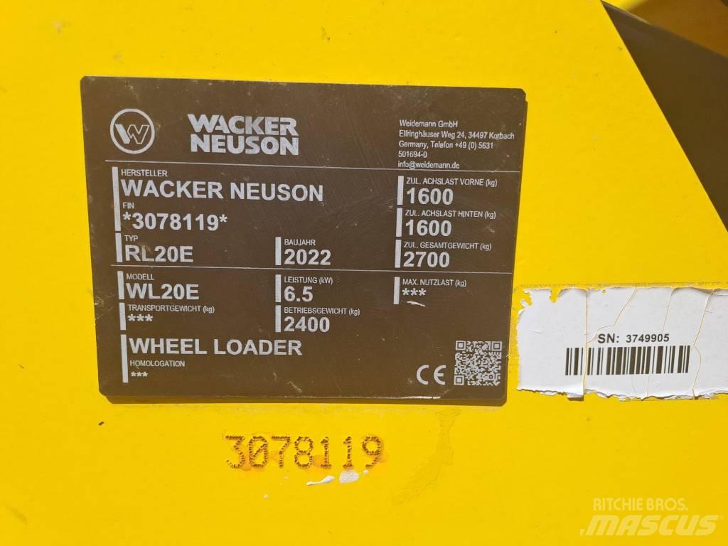Wacker Neuson WL20e Incarcator pe pneuri